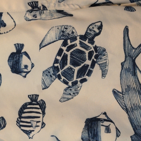 Janie & Jack Boy's Size 4 Lined Marine Life Swim Trunks - Picture 2 of 13